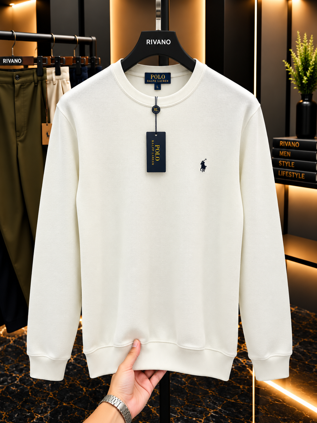 Polo Ralph Lauren Premium Bisiklet Yaka Sweatshirt – Özel Seri