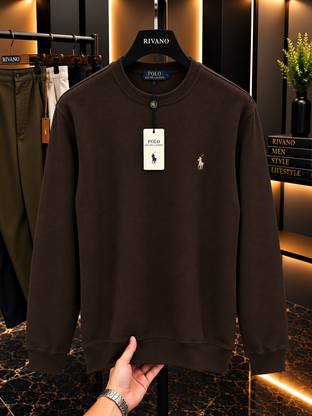 Polo Ralph Lauren Premium Bisiklet Yaka Sweatshirt – Özel Seri