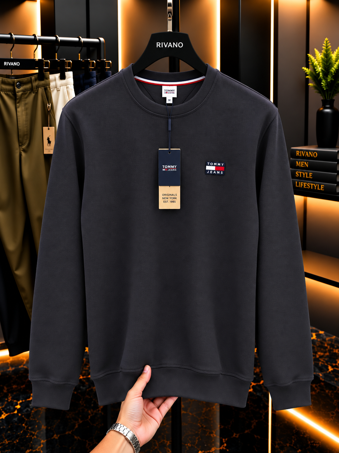 Tommy Jeans Premium Bisiklet Yaka Sweatshirt – Özel Seri