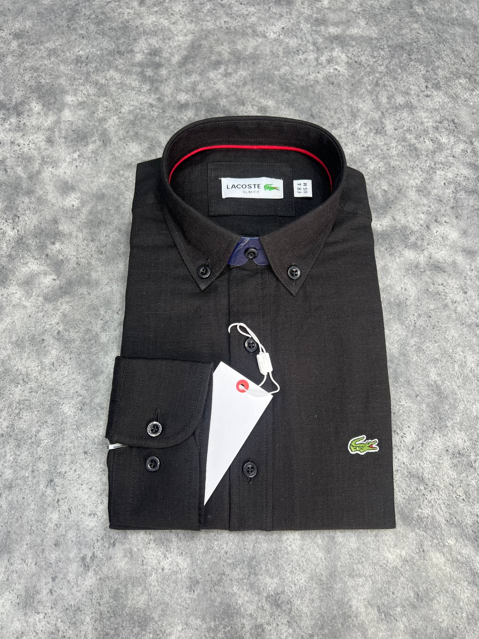 Lacoste-Ham Keten Gömlek-Yazlık