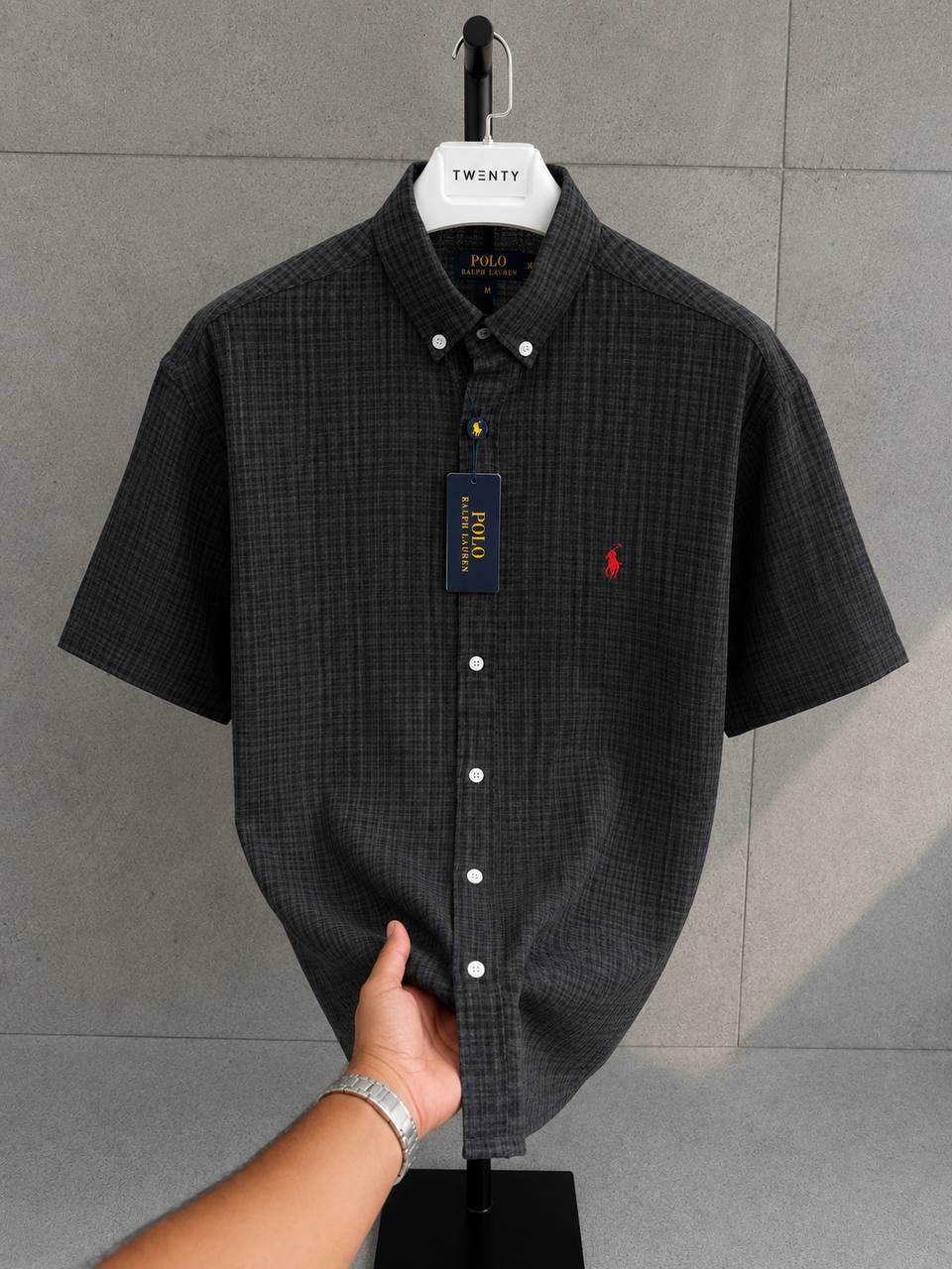Polo Ralphlauren- kısa kol Keten Kumaş