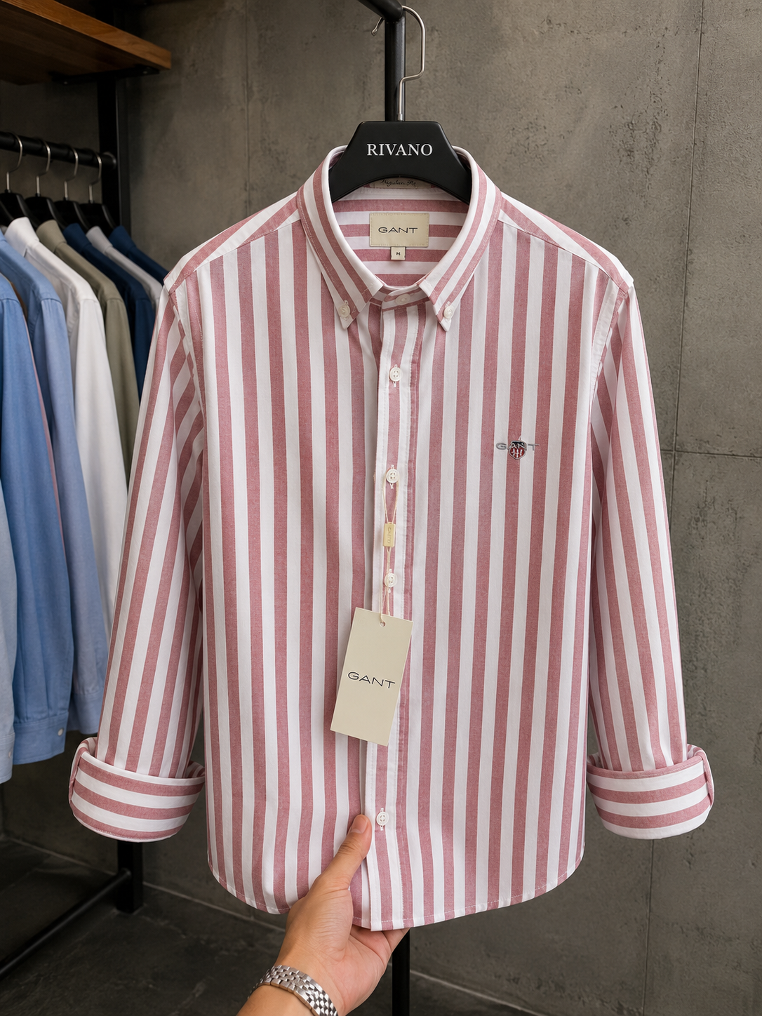 GANT Premium Çizgili Pamuk Gömlek – Özel Seri