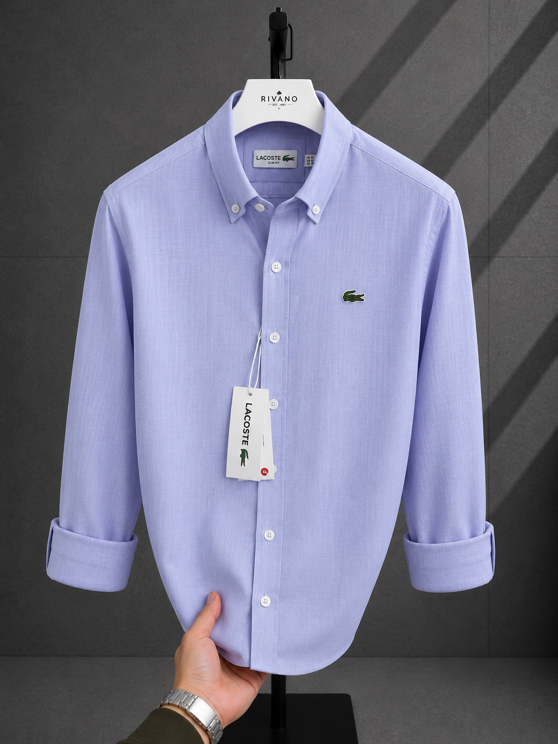Lacoste-Keten  pamuk Gömlek-Yazlık