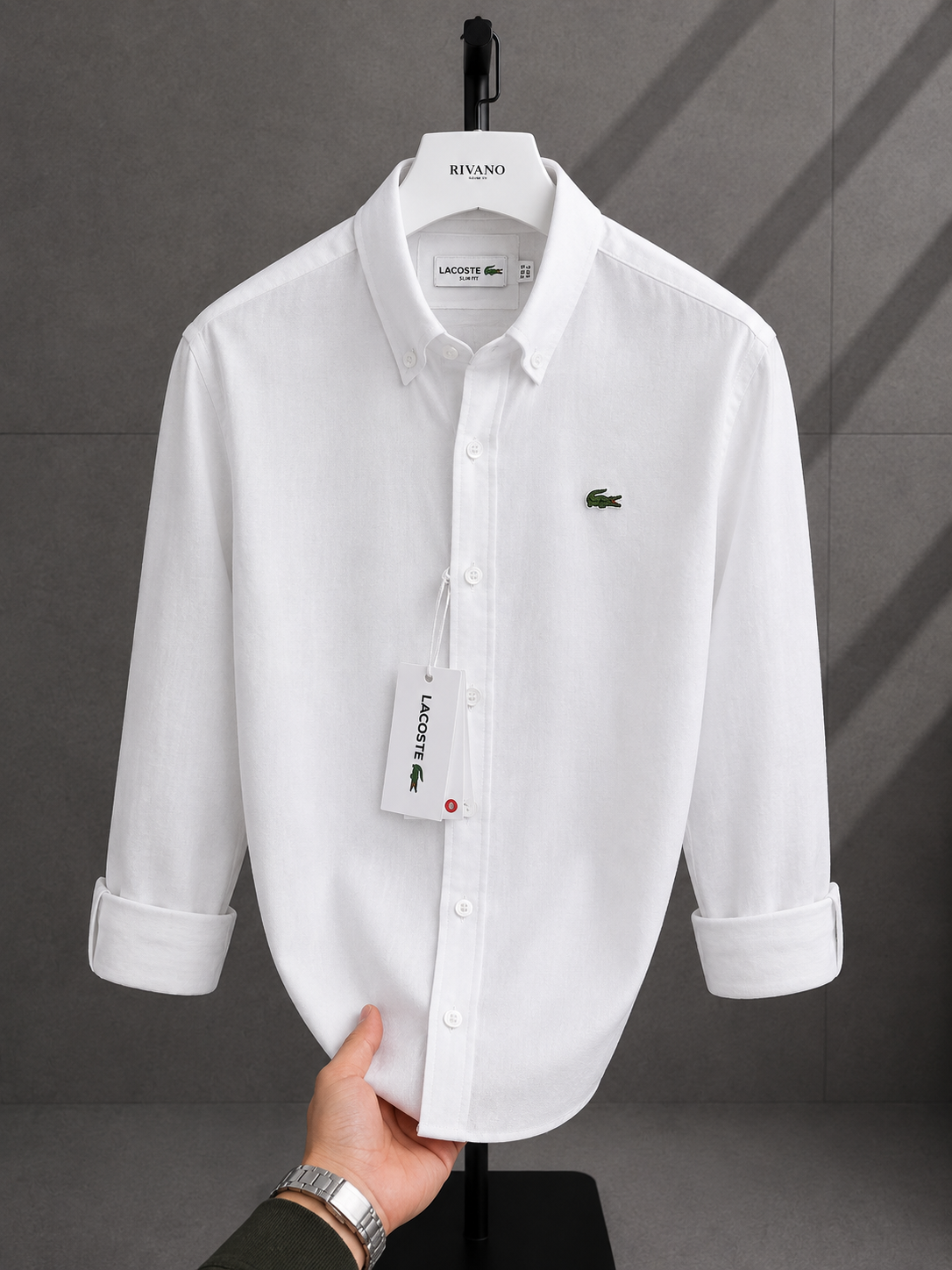 Lacoste-Keten  pamuk Gömlek-Yazlık