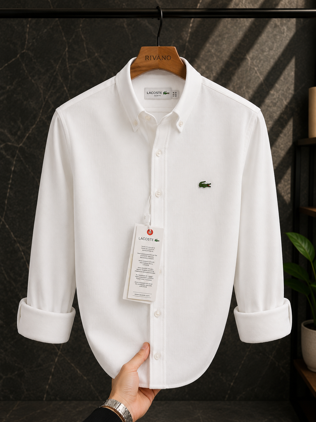 Lacoste-Kırışmaz-Kumaş-Gömlek-Yazlık