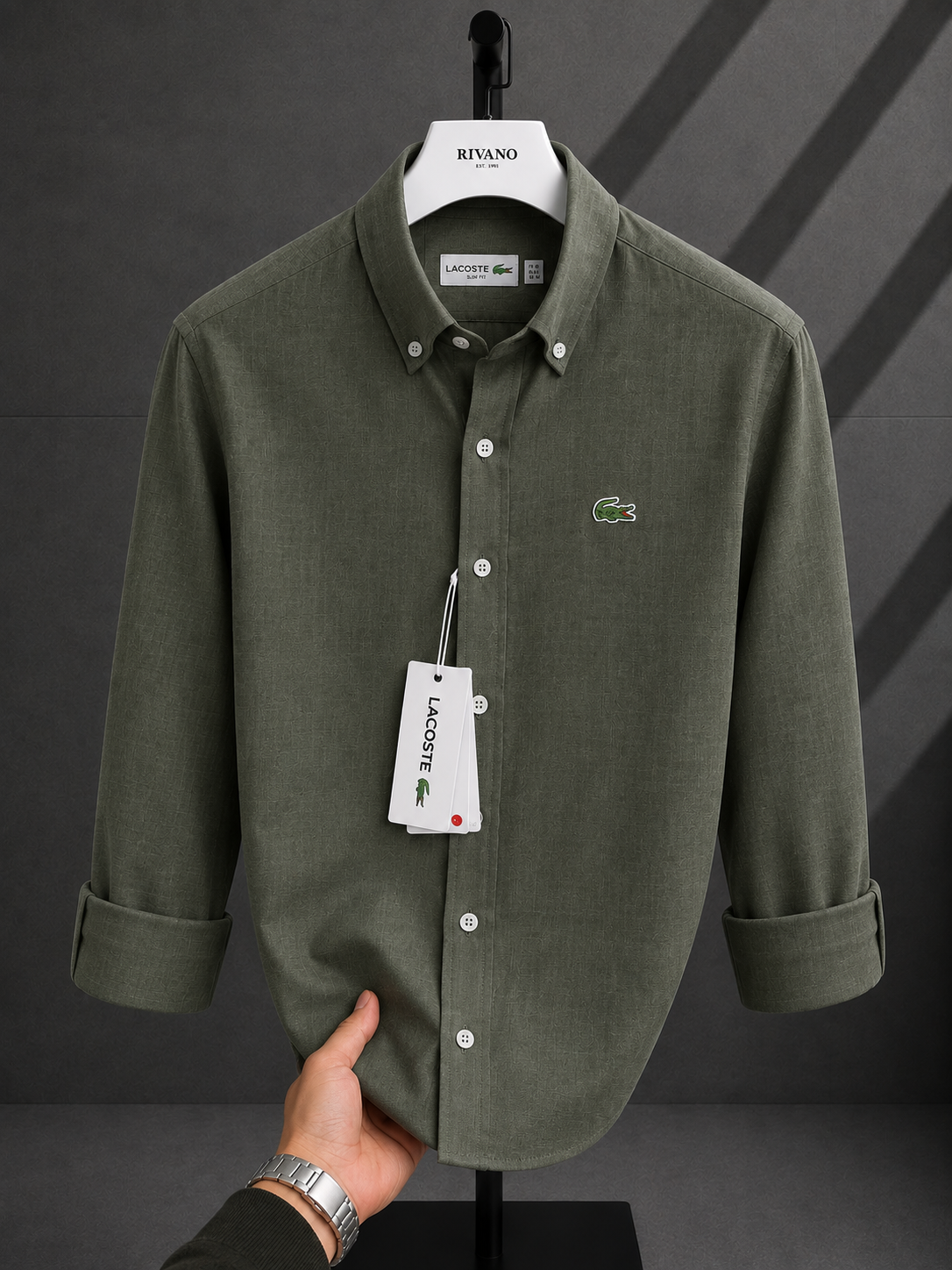 Lacoste-Keten  pamuk Gömlek-Yazlık