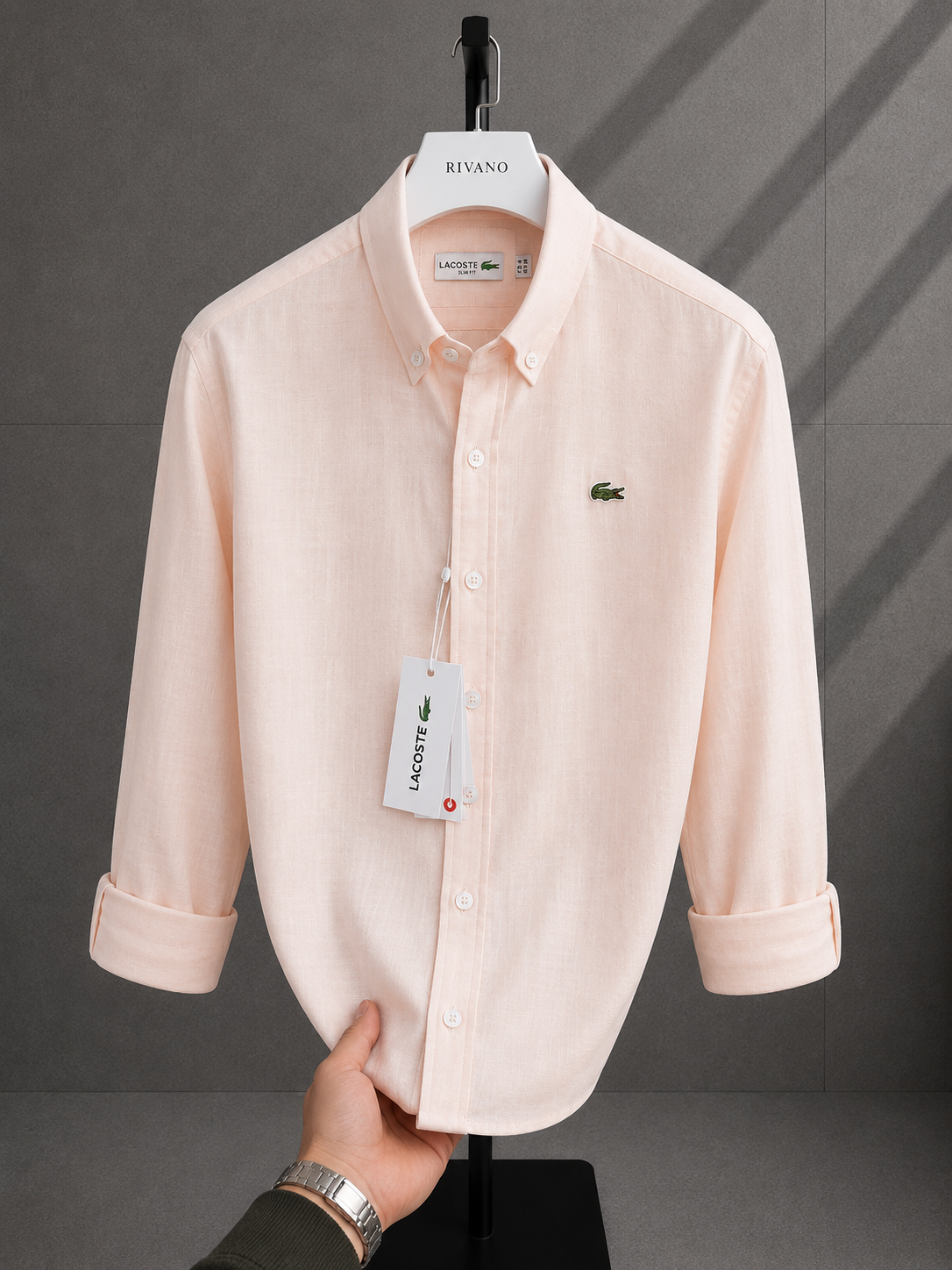Lacoste-Keten  pamuk Gömlek-Yazlık