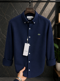 Lacoste-Kırışmaz-Kumaş-Gömlek-Yazlık