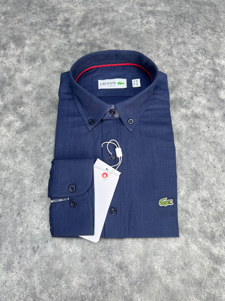 Lacoste-Ham Keten Gömlek-Yazlık