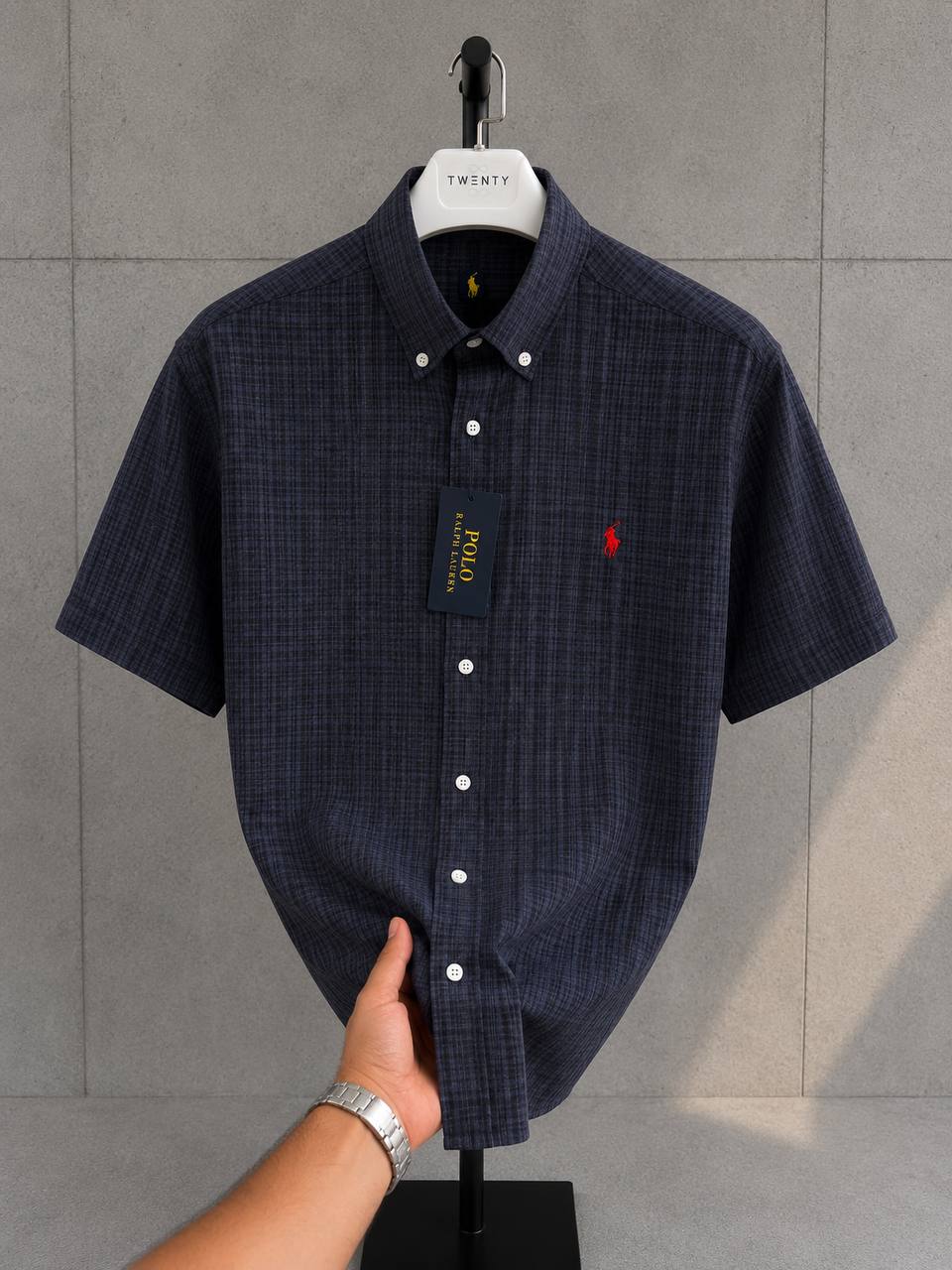 Polo Ralphlauren- kısa kol Keten Kumaş