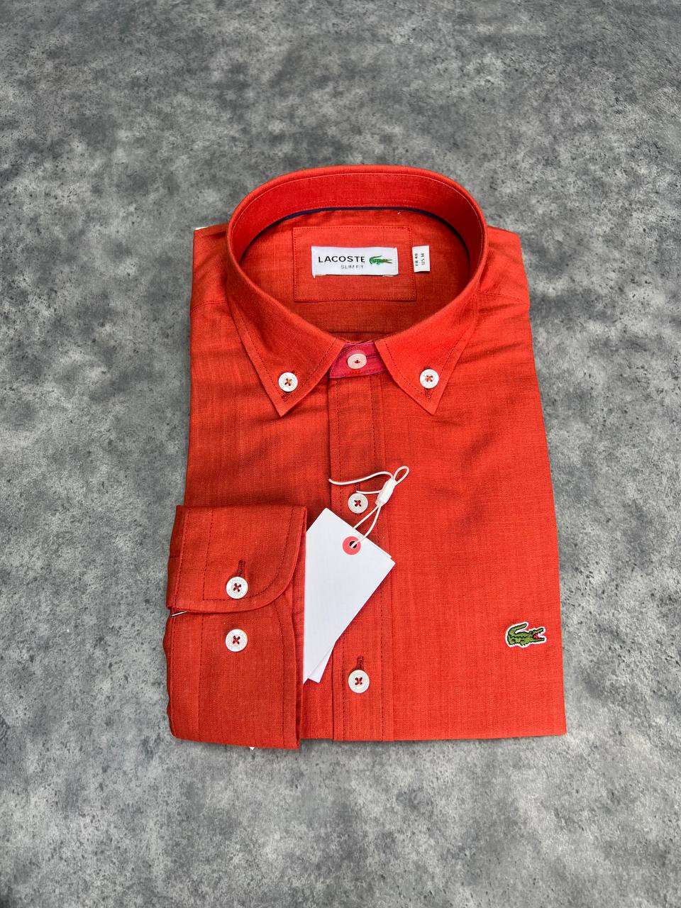 Lacoste-Ham Keten Gömlek-Yazlık