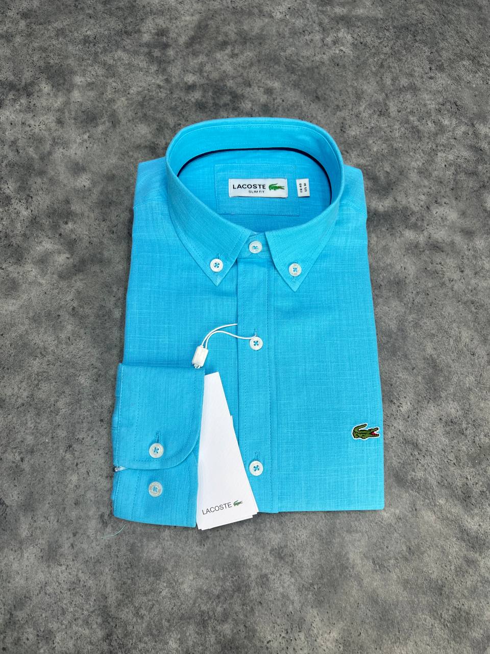 Lacoste-Ham Keten Gömlek-Yazlık