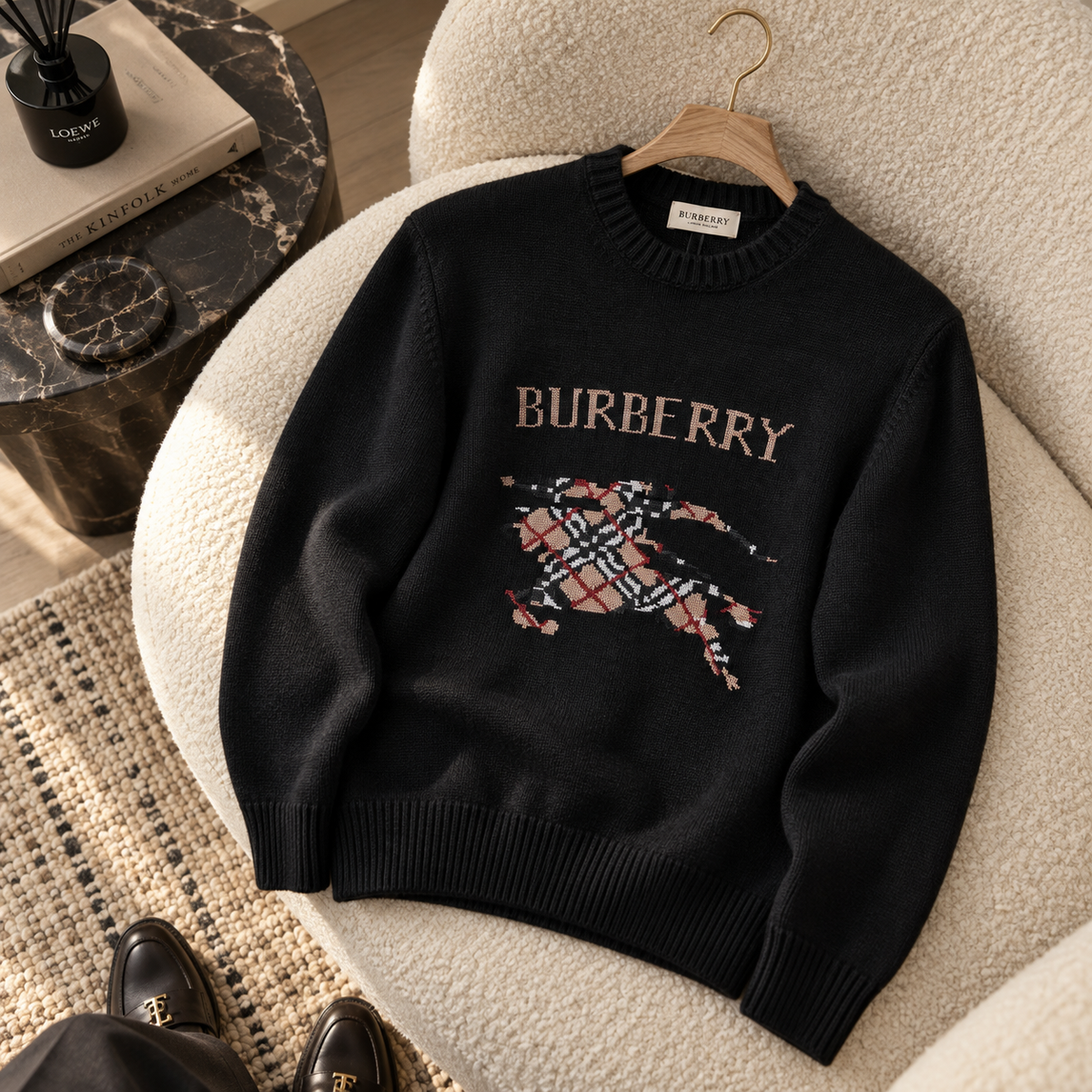 Burberry Pamuk Örme Triko – Özel Seri