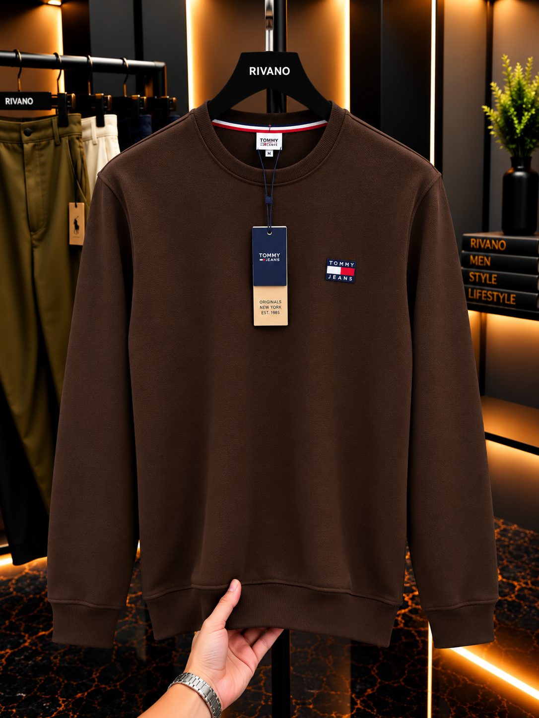 Tommy Jeans Premium Bisiklet Yaka Sweatshirt – Özel Seri