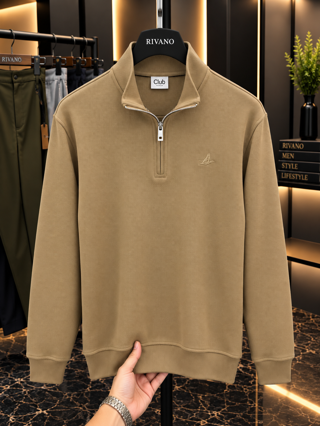 Beymen Club Yarım Fermuarlı Dik Yaka Sweatshirt – Özel Seri