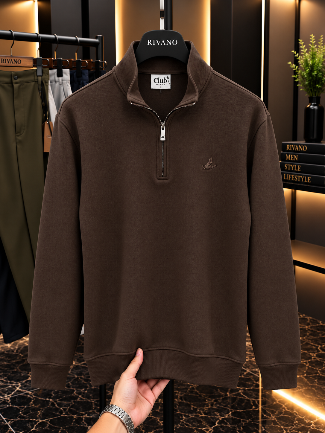 Beymen Club Yarım Fermuarlı Dik Yaka Sweatshirt – Özel Seri