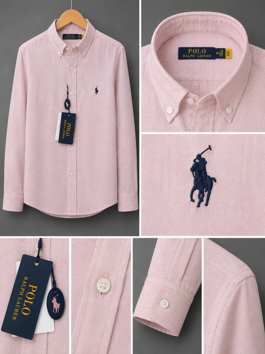 Polo Ralphlauren--Keten Kumaş Gömlek-Yazlık
