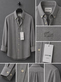 Lacoste-oxford pamuk-Gömlek-Yazlık(Gri)