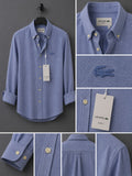 Lacoste-oxford pamuk-Gömlek-Yazlık(Açık Mavi)