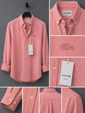 Lacoste-oxford pamuk-Gömlek-Yazlık(Pembe)