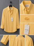 Lacoste-oxford pamuk-Gömlek-Yazlık(Sarı)