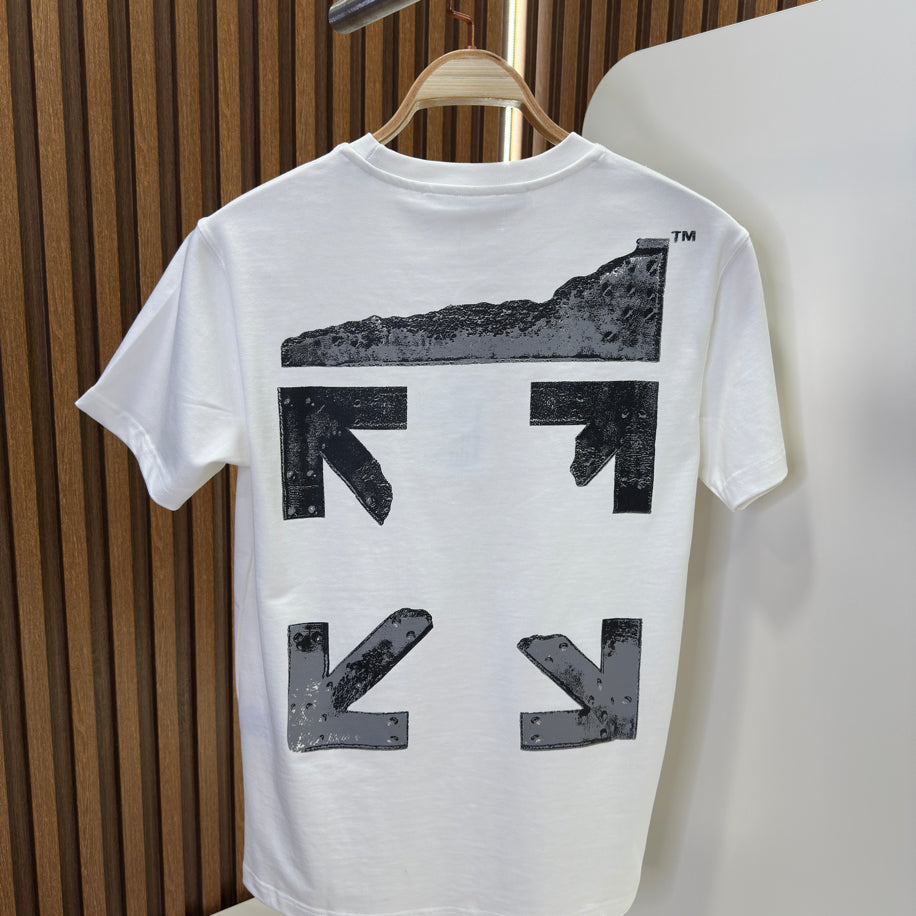 Off white boyalı baskı Premium